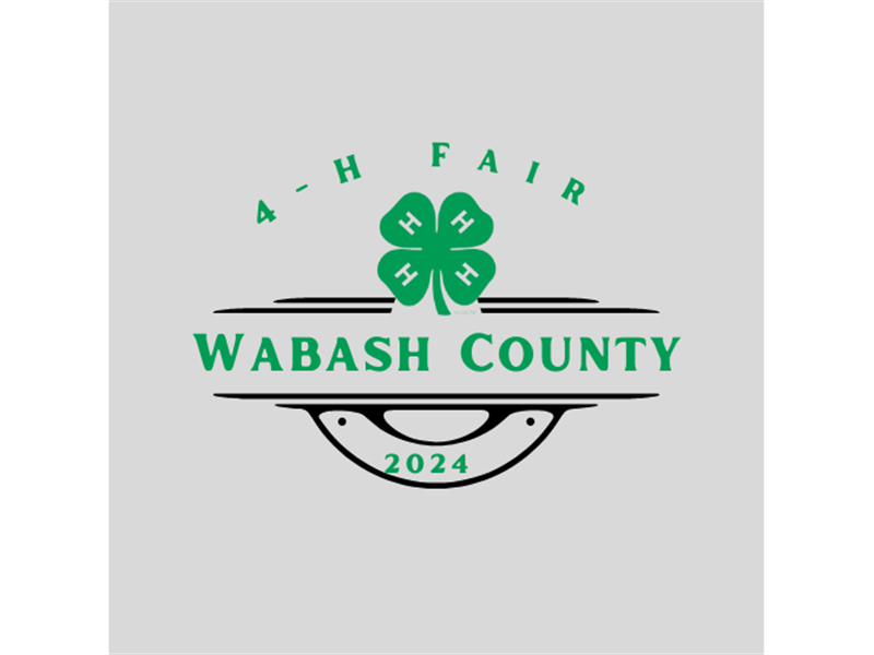 Logo for 2024 Wabash County 4-H Fair